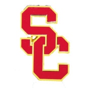 USC Trojans SC Interlock Solid Pin